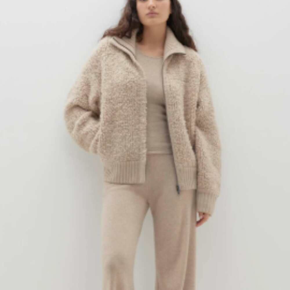 NADINE TEDDY CASHMERE BLEND JACKET from NAKEDCASHMERE